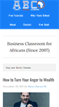 Mobile Screenshot of africabusinessclassroom.com